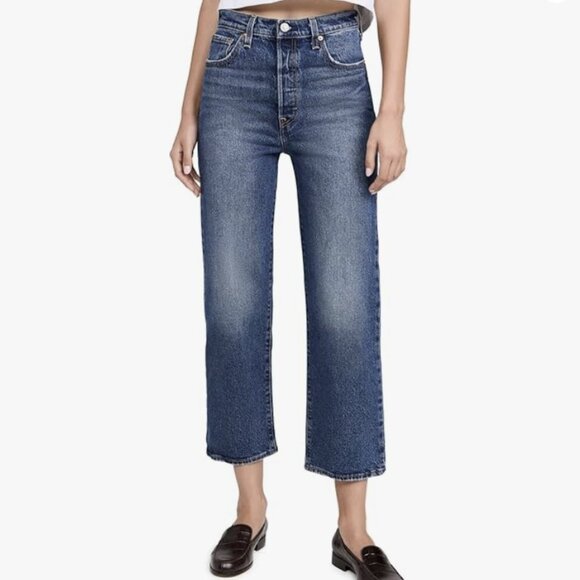 Levi's Women's Premium Ribcage Straight Ankle Jeans size 31 - Picture 1 of 3